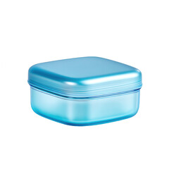 Poster - Light Blue Plastic Container Box Isolated