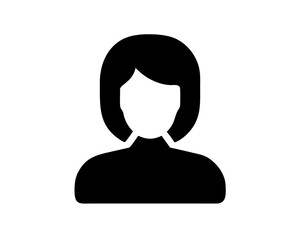 Aufkleber - Transparent silhouette of a gender neutral user profile head for website ui ux design