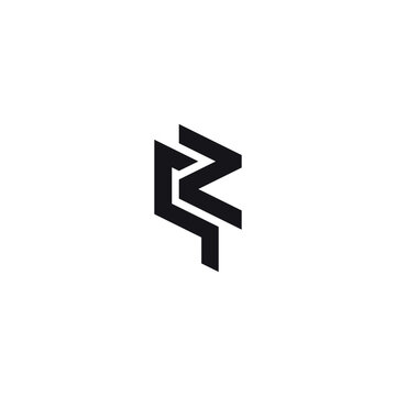 Alphabet Q and Z Letter Monogram Logo Design. Initial Vector Template.