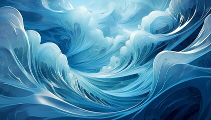 Aufkleber - abstract sculpted ice formations