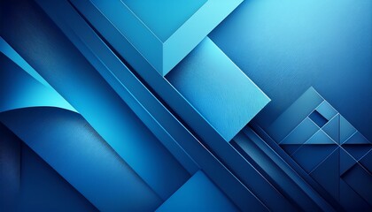 Aufkleber - abstract blue geometric background with subtle light gradients and textured shapes