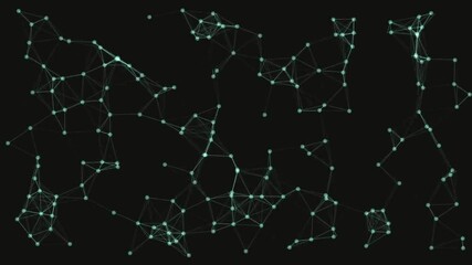 An abstract network of connections forms a digital background