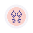 © icons - Hoop Earrings color circle icon , vector, pixel perfect, illustrator file