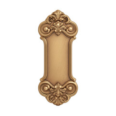 Poster - Ornate Vintage Frame with Intricate Detailing Perfect for Elegant Decor or Artistic Presentations Transparent background or png