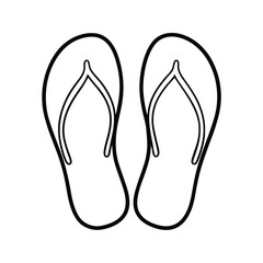 flip flops vector illustration