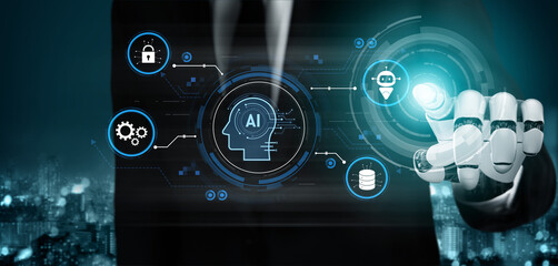 Poster - AI boosts data ecosystem security by integrating ai, data, and security into a seamless digital network with intelligent control Vouch