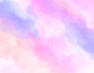 Wall Mural - bright soft abstract watercolor wash. light purple pink watercolor design. watercolor pastel texture
