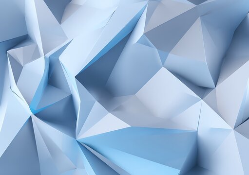 Abstract polygonal geometric crystalline ice background