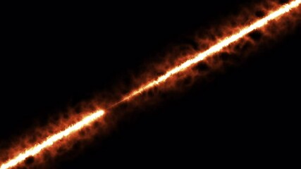 Aufkleber - Color lighting illustration. Abstract Design fire Lines Curves Particles On Dark Background