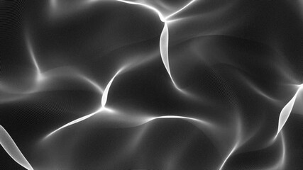 Fototapete - Abstract Vector Illustration. Fantastic elegant wave panorama background design illustration .Imitation an abstract wave on dark background