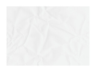 Leinwandbilder - Delicate white paper with subtle creases offers a versatile background for design projects and creative compositions, transparent background