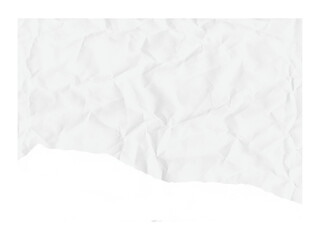 Poster - Monochrome artistic background features crumpled white paper and dark ink blots creating a minimalist design, transparent background