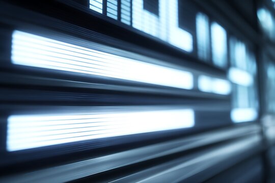 Abstract futuristic lights and shadow lines