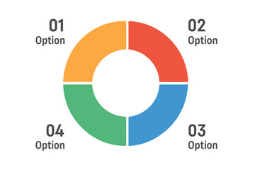 Poster - Modern templates are available for creating infographics with vector circle chart designs