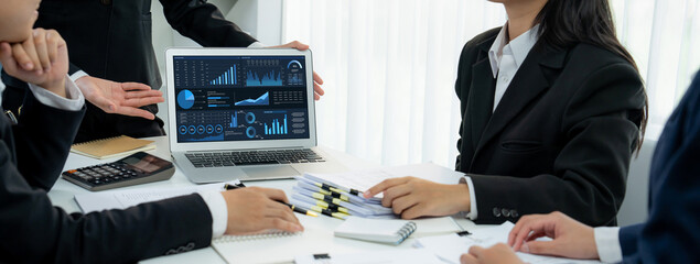 Poster - business data dashboard provide business intelligence analytic for marketing strategy planning brisk