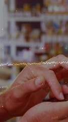 Poster - Animation of data processing over hands using smartphone