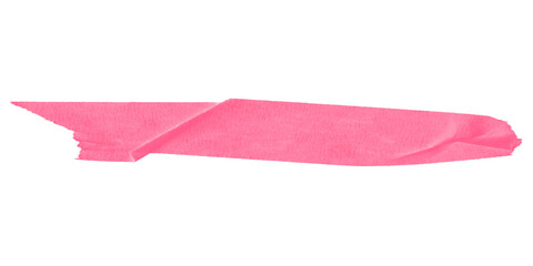 Poster - A solid pink shape with jagged edges against a black background in a horizontal orientation