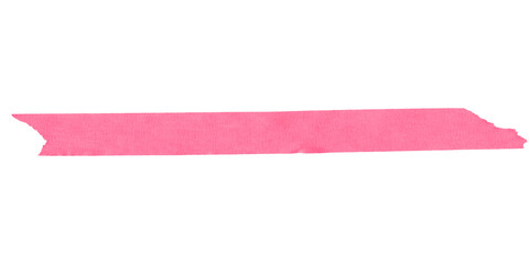 Aufkleber - A horizontal pink banner with a pointed end and a blurred end on a black background plain banner