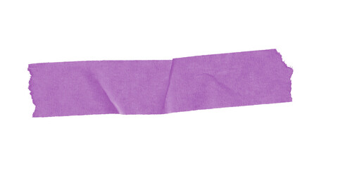 Poster - A horizontal purple block shape with jagged edges isolated on a black background in a simple illustration