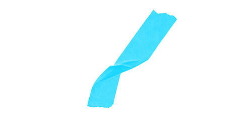 Aufkleber - Isolated cyan shape diagonally across black background with pixelated edges and varying width
