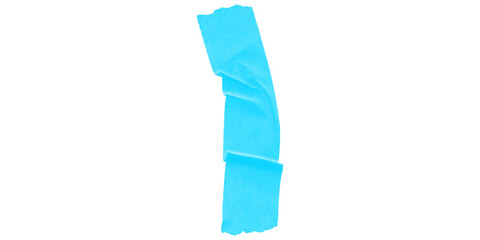 Poster - A light blue shape is displayed vertically against a black background in a simple illustration