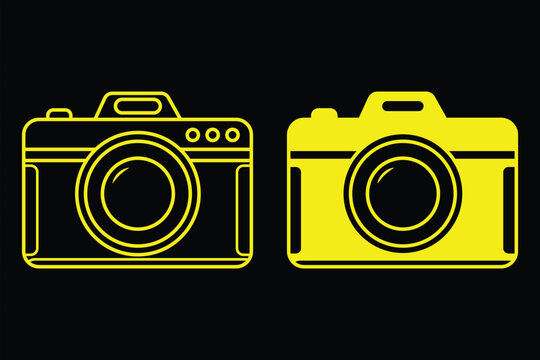 Camera icons set. Photo camera icon vector illustration. Photography camera different style icon set. photo camera vector  for media, apps, and websites  eps 10