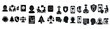 © Valentyna - Set of icons including people, security, communication, and more with various designs.