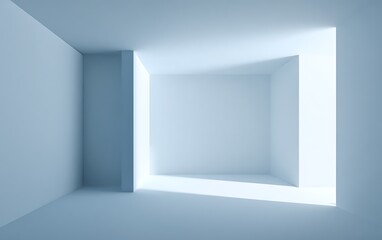 Aufkleber - Minimalist architecture light and shadow play