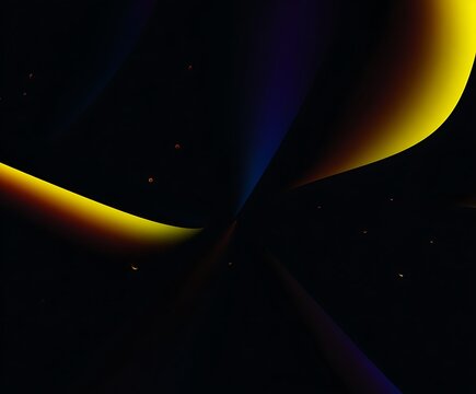 Geometric abstract with dark ambiance elements