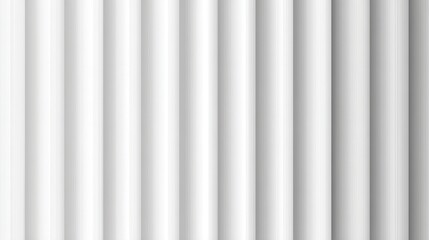 Fototapete - Smooth white waves forming dynamic three dimensional pattern, representing modern design concept with fluid visual movement and clean aesthetic