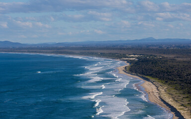 Wall Mural - Scenic view of beach around South West Rocks.