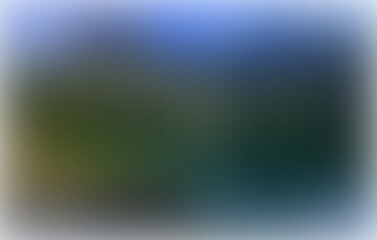 Poster - A Gradient Landscape of Tranquil Serenity the Blending of Blues and Greens Evokes a Sense of Calm Mystery A Peaceful Vista Where Earth and Sky Meet in Harmony of Gradient Hues.