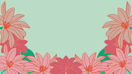 Poster - Delicate floral arrangement with transparent background for design projects