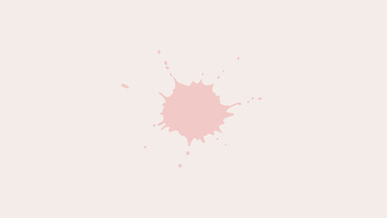 Poster - Pink splatter isolated on a transparent background for creative design projects