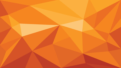 Poster - Abstract orange geometric polygonal background perfect for modern design and creative projects