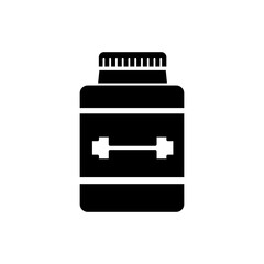 Poster - supplement icon isolated sign, vector flat black simple illustration for web and app..eps