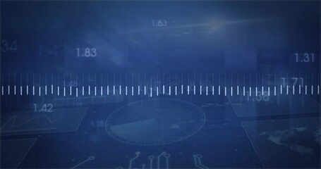 Poster - On startup white bars pulsing on interface while orange line tracing peaks to highlight trends