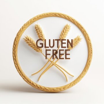 Gluten-free symbol featuring wheat ears.