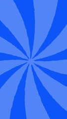 Poster - Animation of blue stripes spinning on blue background