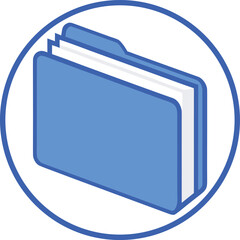 Fototapete - folder icon set. transparent vector,File folder icon set. Document vector sign. Folders icon collection on transparent background.folder, vector, app, icon, three-dimensional, web, business, document,