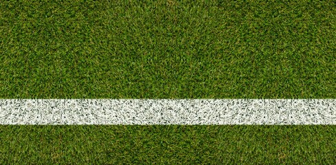 Poster - Green square with white line