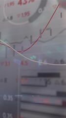 Poster - Animation of data processing over dark background