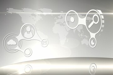 Poster - Futuristic technology interface