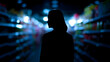 © Moddy - Mystery Shopper's Shadow: A solitary figure, shrouded in shadow, navigates the commercial realm of a well-lit market. Reflecting a sense of covertness and an air of contemplation.