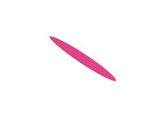 Poster - Abstract Pink Shape Vector Illustration Icon