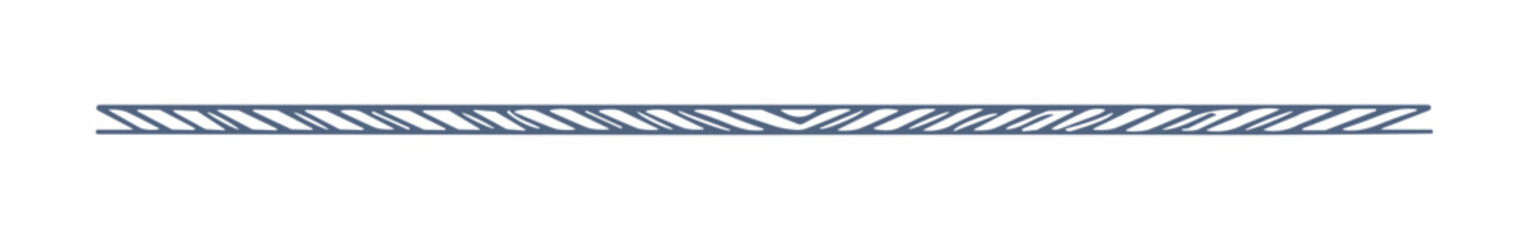 Poster - Dark Blue Striped Decorative Line Shape Vector Icon