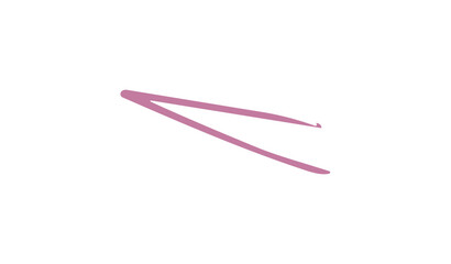 Poster - Mauve Arrow Icon Vector Shape Isolated on White