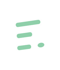 Poster - Mint Green Equalizer Icon Vector Element Shape