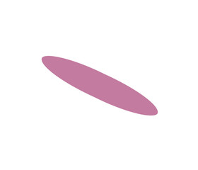 Poster - Simple Mauve Ellipse Shape Vector Illustration