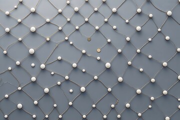 Poster - Dynamic Digital Solutions Design Featuring Light Gray Background and Interwoven Dots